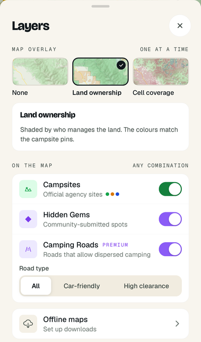 The new Layers panel